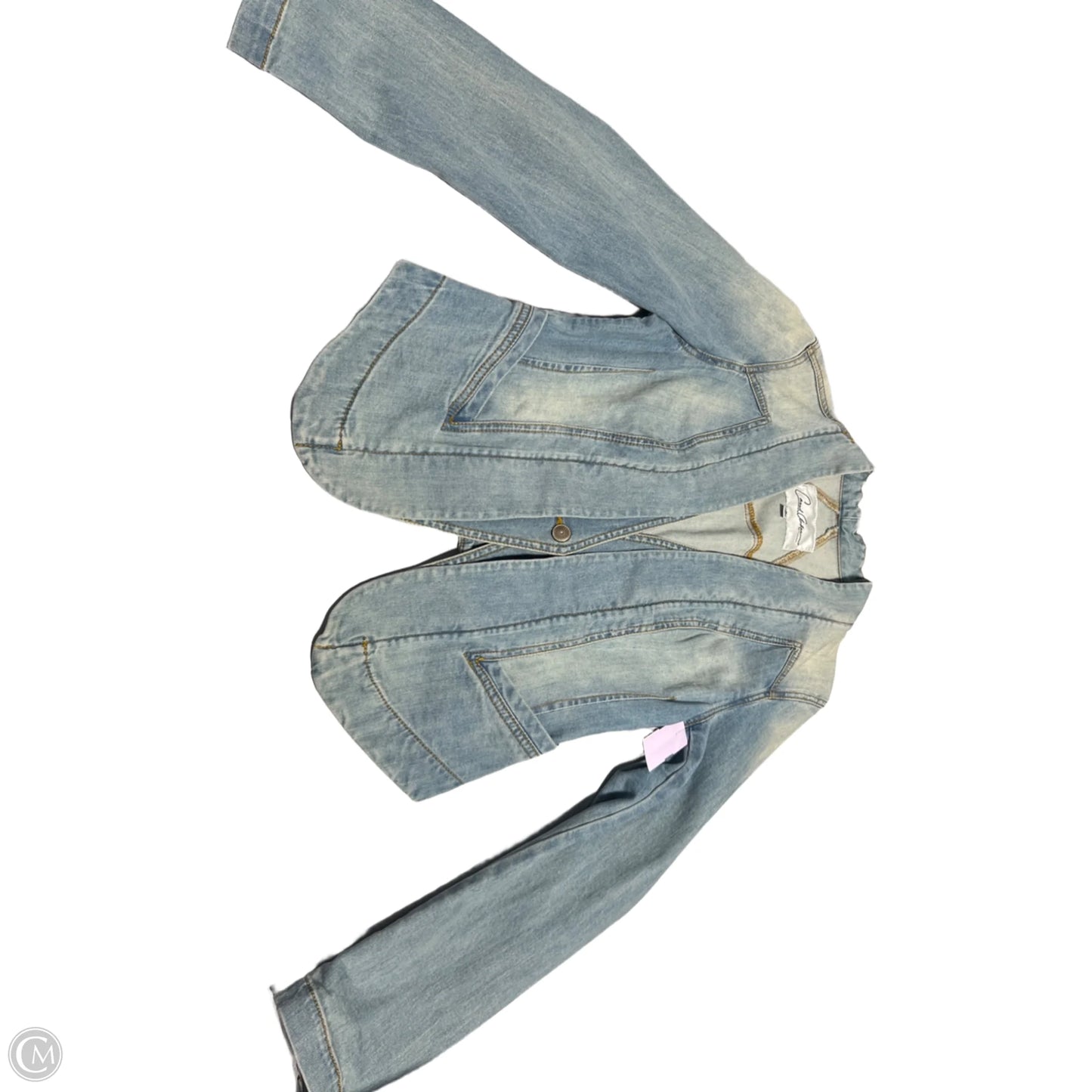 Jacket Denim By Cmc In Blue Denim, Size: S