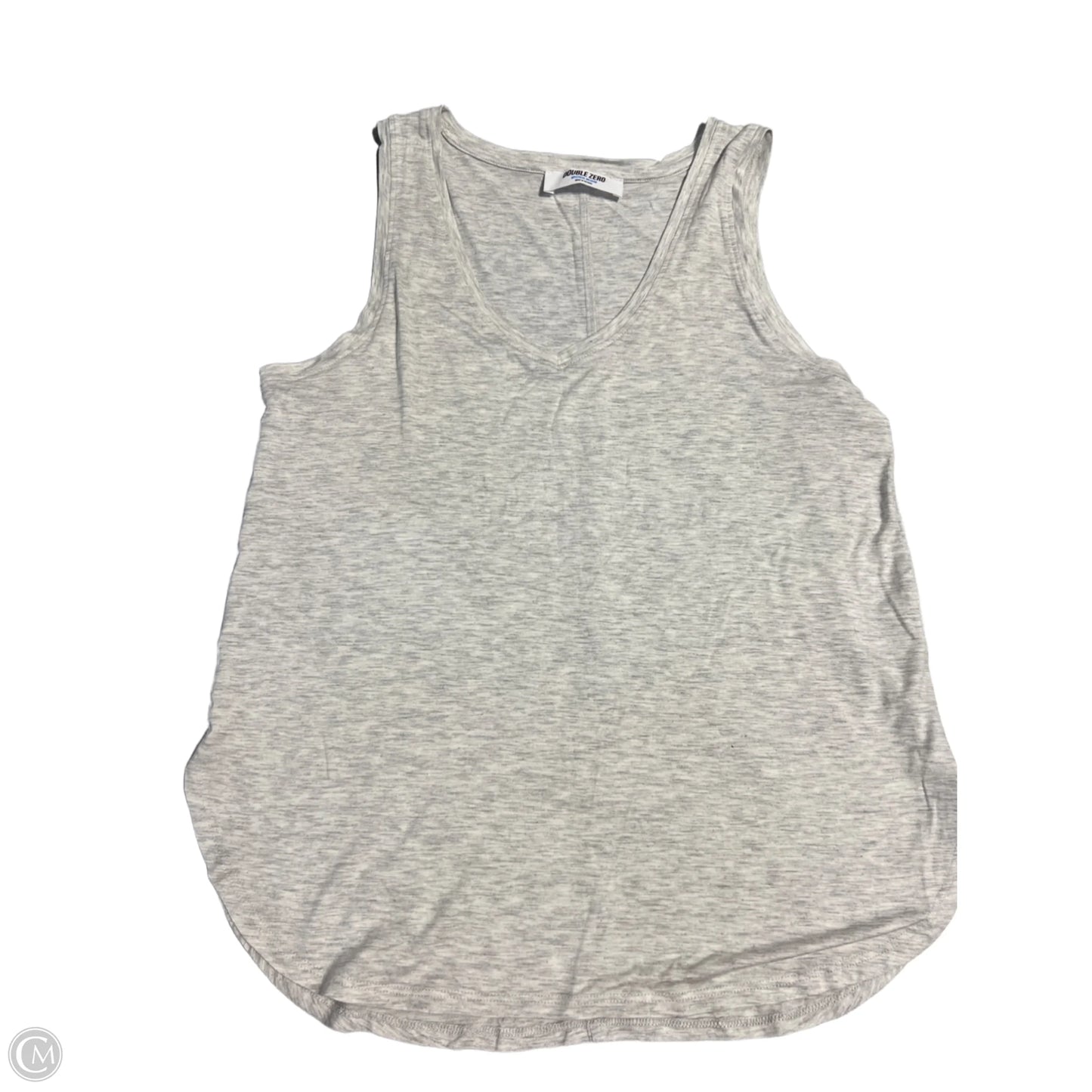 Tank Top By Double Zero In Grey, Size: M