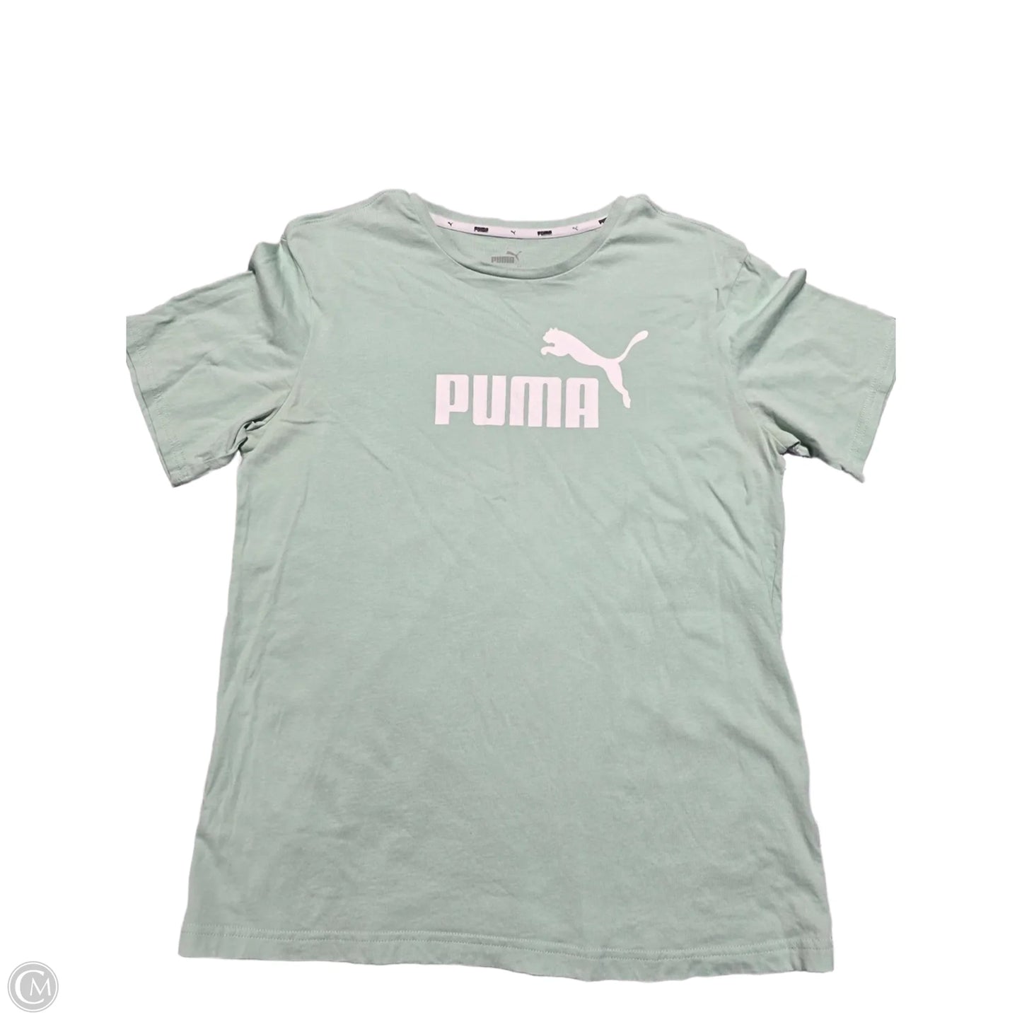 Top Short Sleeve Basic By Puma In Green, Size: M