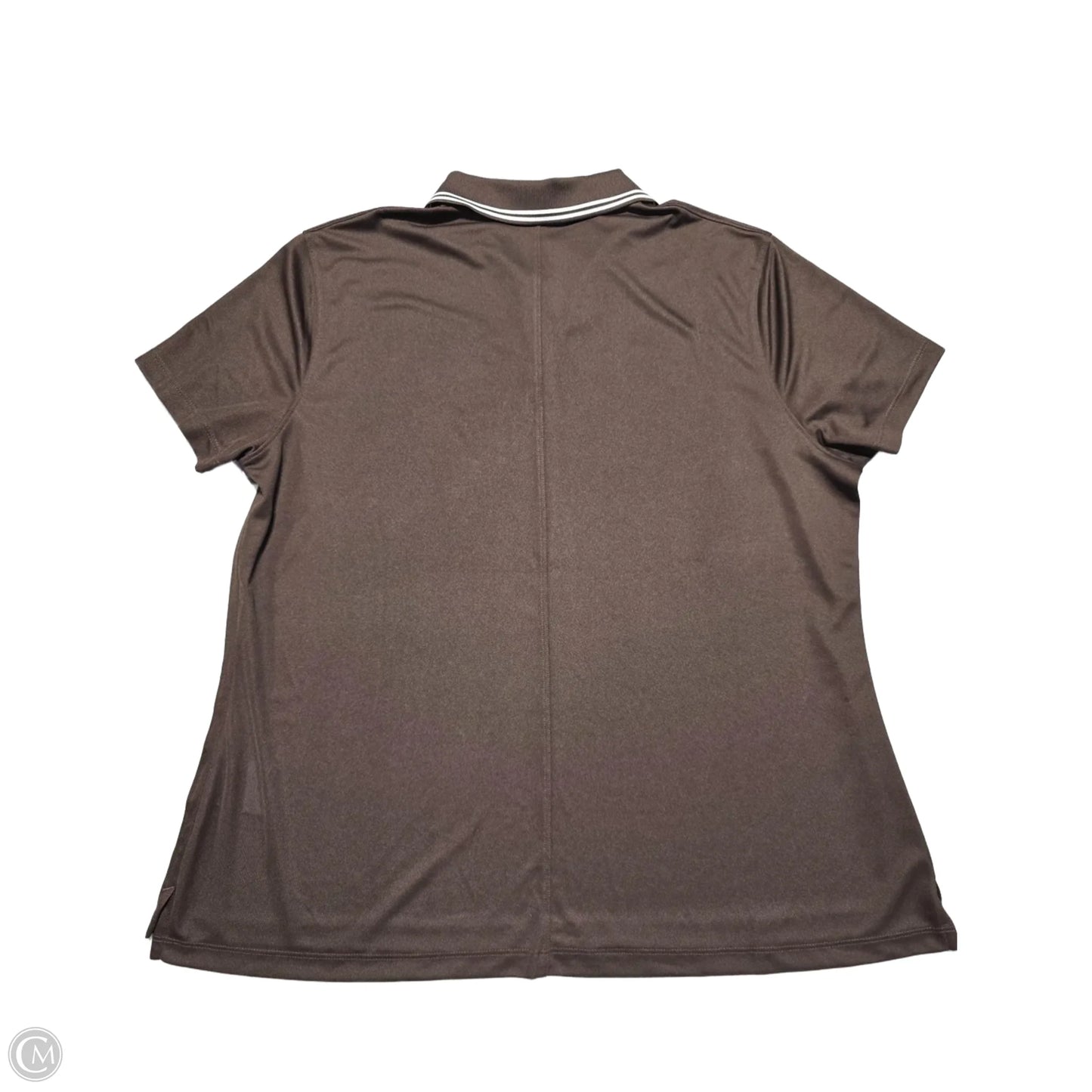 Top Short Sleeve By Nike In Brown, Size: Xl