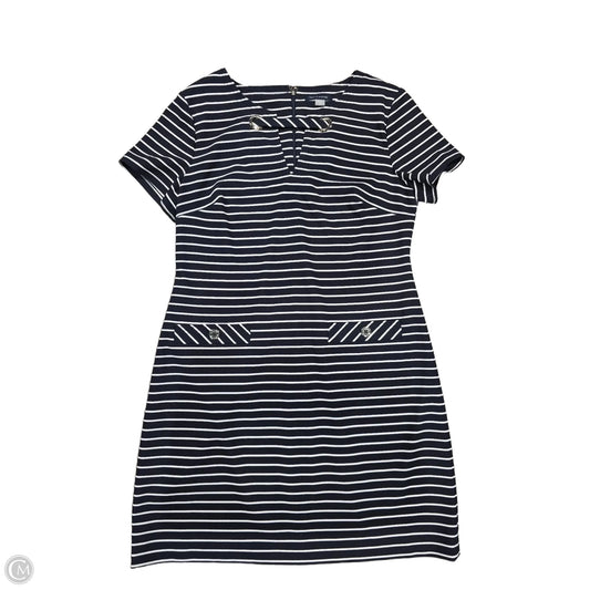 Dress Casual Short By Tommy Hilfiger In Striped Pattern, Size: L
