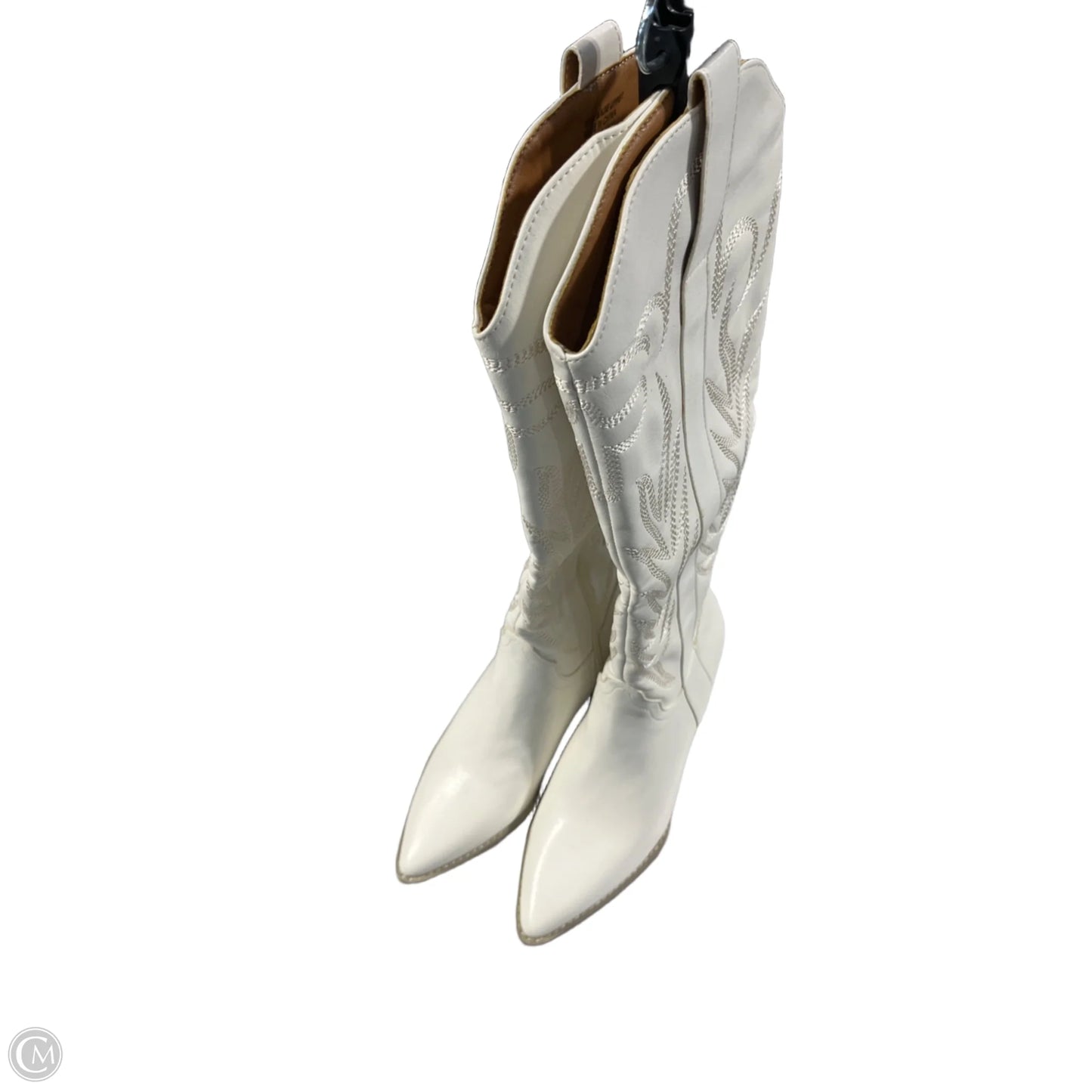 Boots Western By Cmc In White, Size: 6