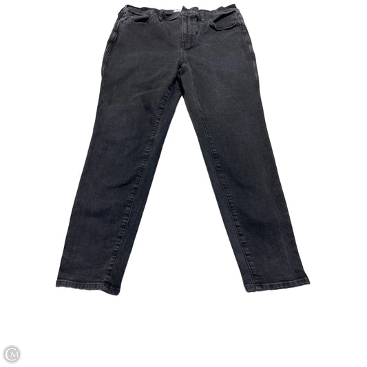 Jeans Skinny By Madewell In Black Denim, Size: 14