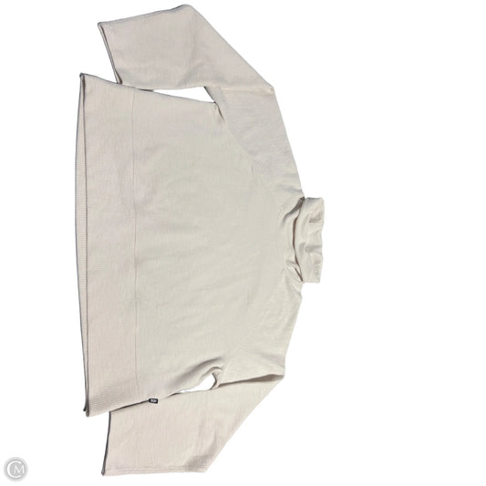 Top Long Sleeve By Dkny In Cream, Size: M