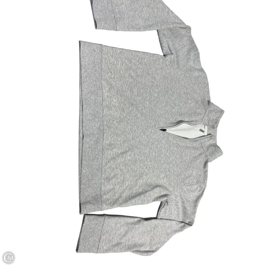 Top Long Sleeve By Cmb In Grey, Size: M
