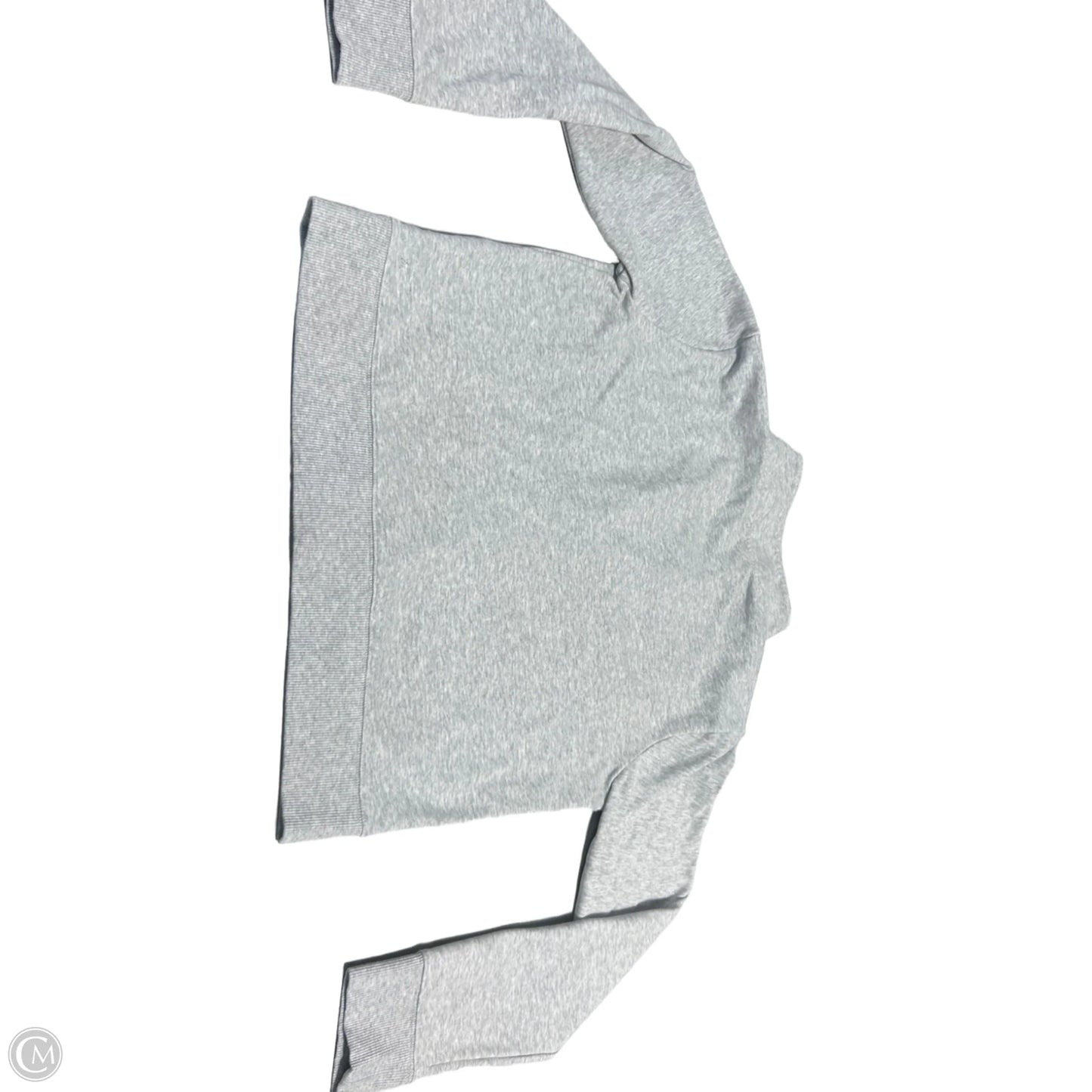 Top Long Sleeve By Cmb In Grey, Size: M