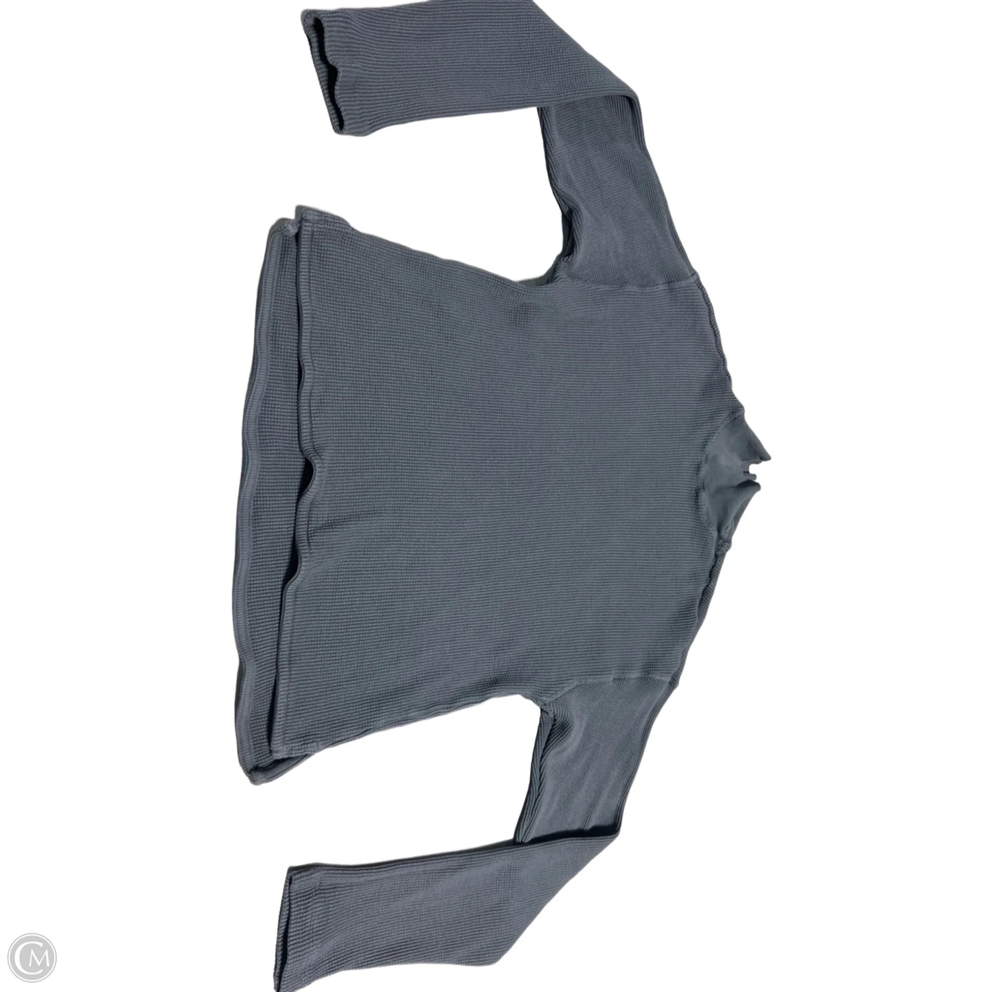 Top Long Sleeve By Cmc In Blue, Size: M