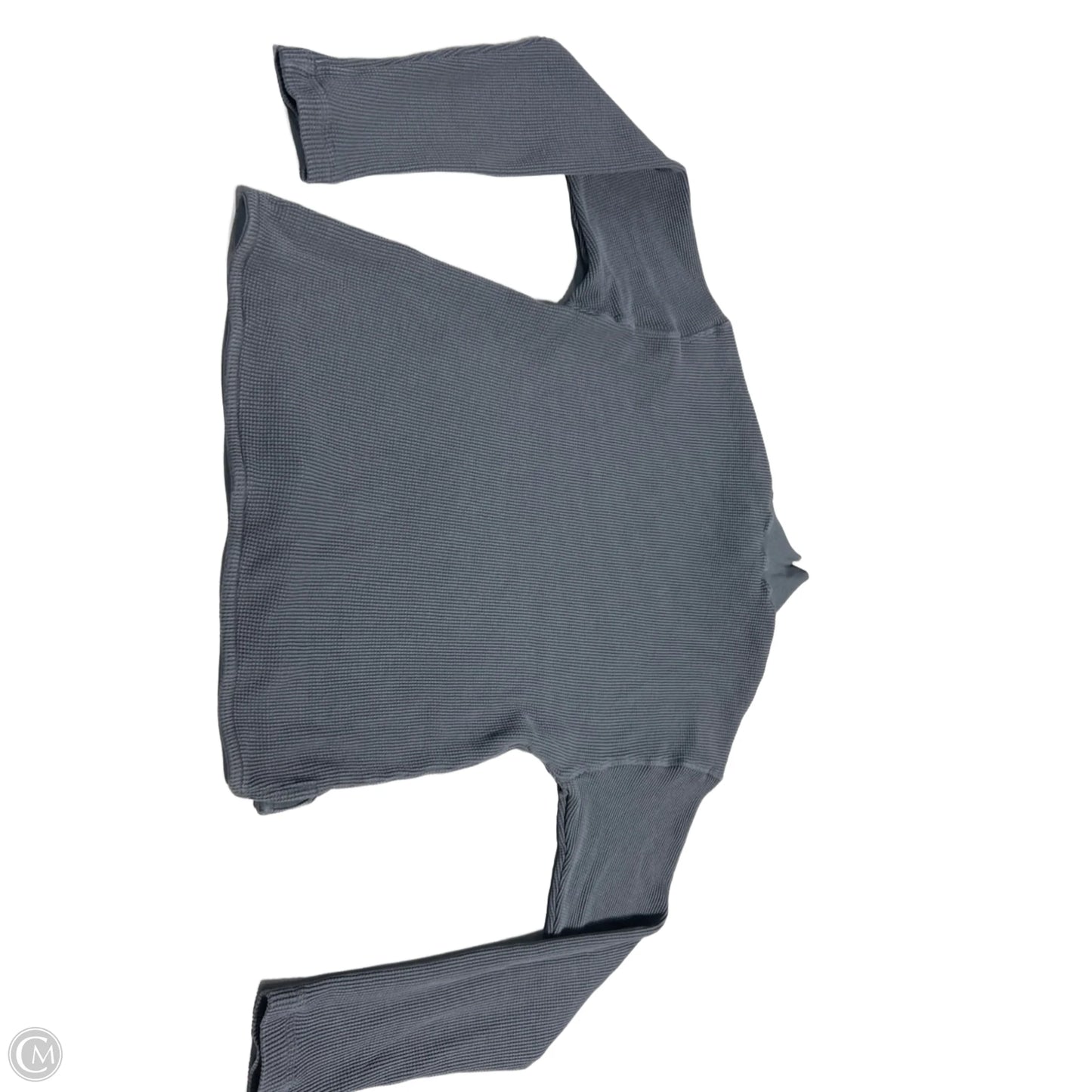 Top Long Sleeve By Cmc In Blue, Size: M