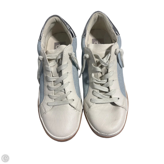 Shoes Sneakers By Dolce Vita In Blue & Cream, Size: 8.5