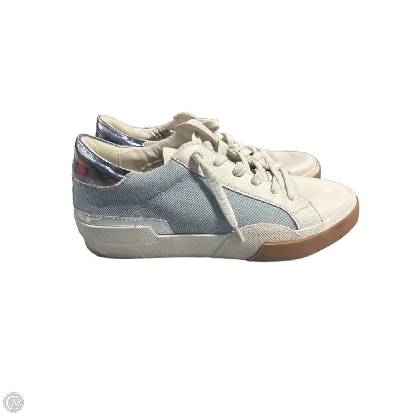 Shoes Sneakers By Dolce Vita In Blue & Cream, Size: 8.5