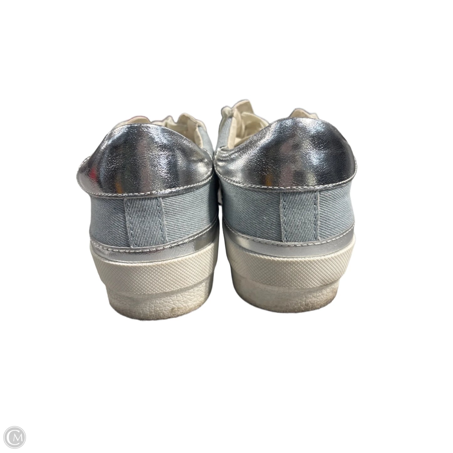 Shoes Sneakers By Dolce Vita In Blue & Cream, Size: 8.5