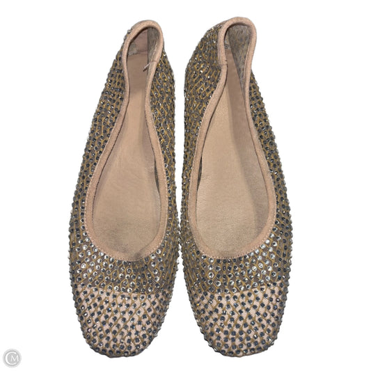 Shoes Flats By Cme In Silver, Size: 9