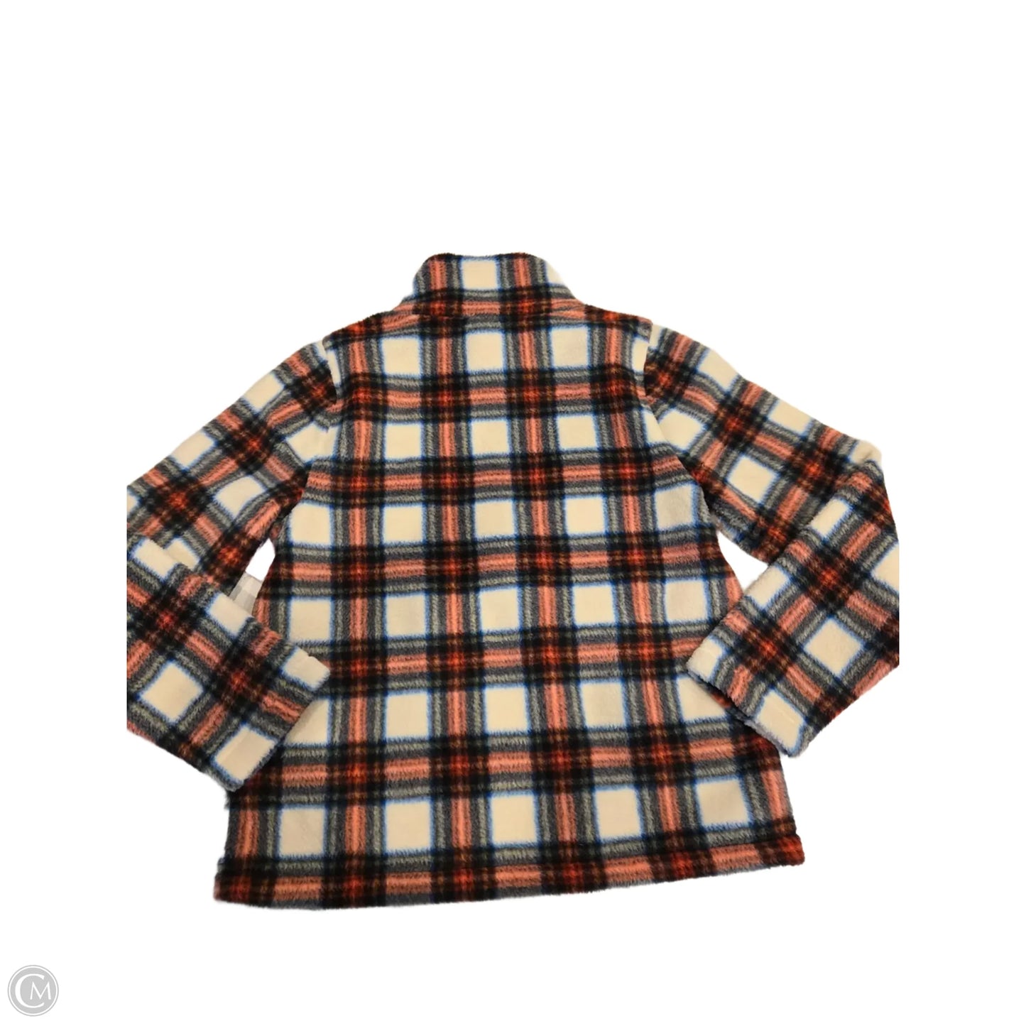 Top Long Sleeve By J. Crew In Plaid Pattern, Size: M