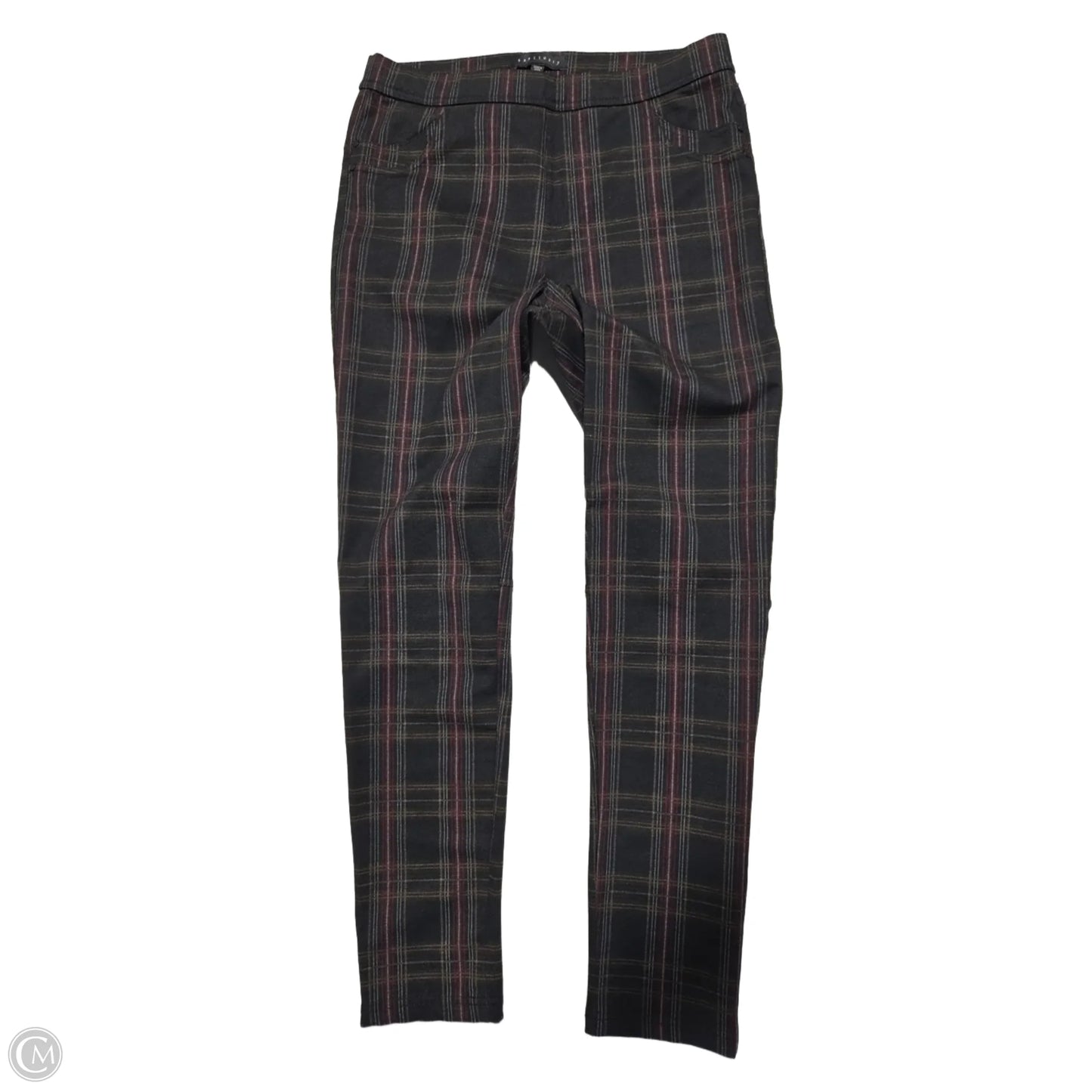 Pants Leggings By Sanctuary In Plaid Pattern, Size: L