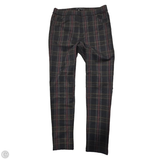 Pants Leggings By Sanctuary In Plaid Pattern, Size: L