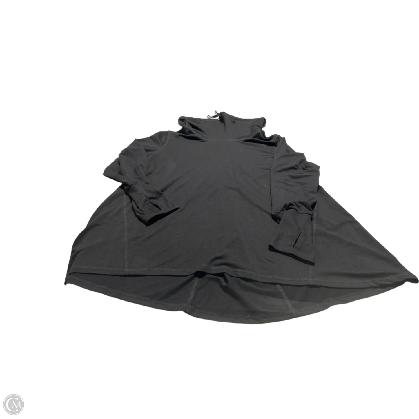 Top Long Sleeve By Cable And Gauge In Black, Size: 1x