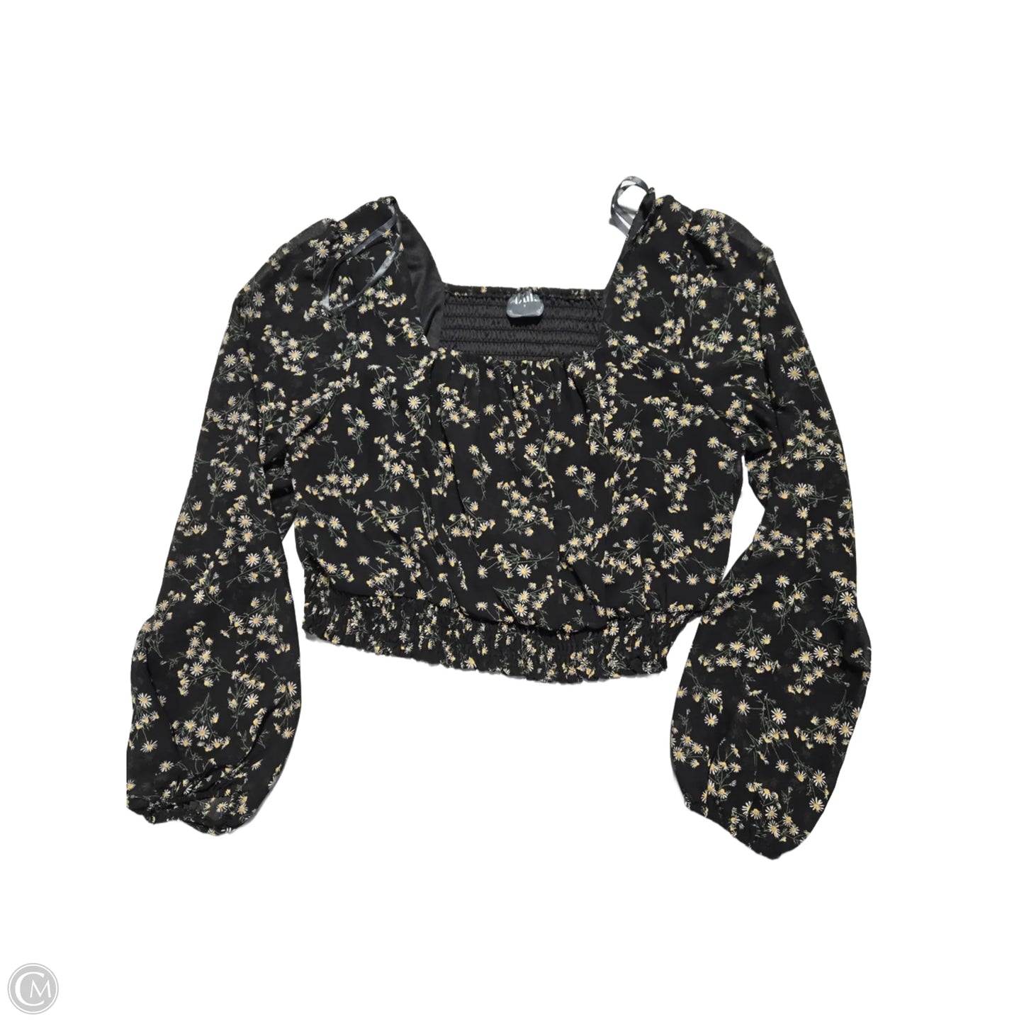 Top Long Sleeve By Cmc In Floral Print, Size: L
