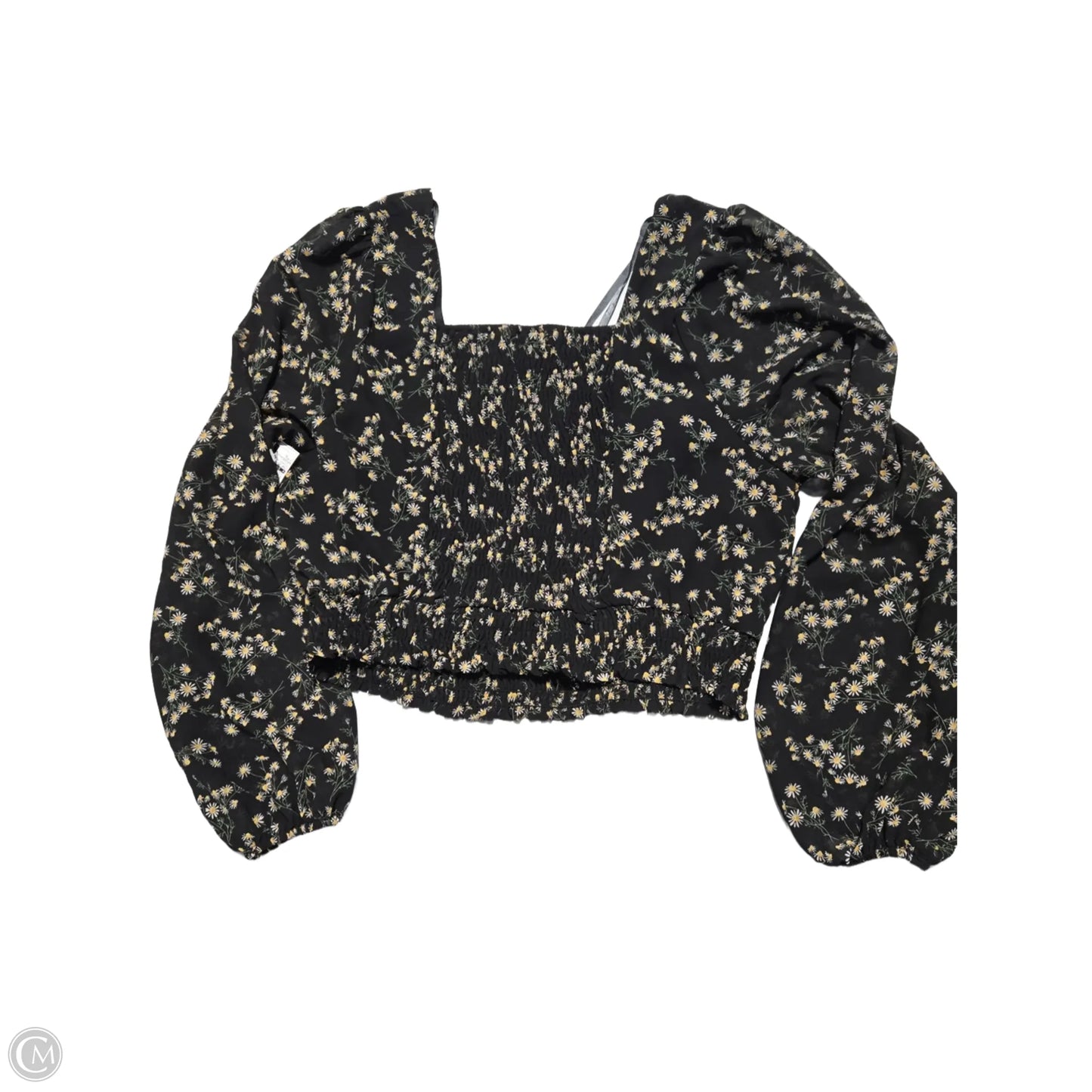 Top Long Sleeve By Cmc In Floral Print, Size: L