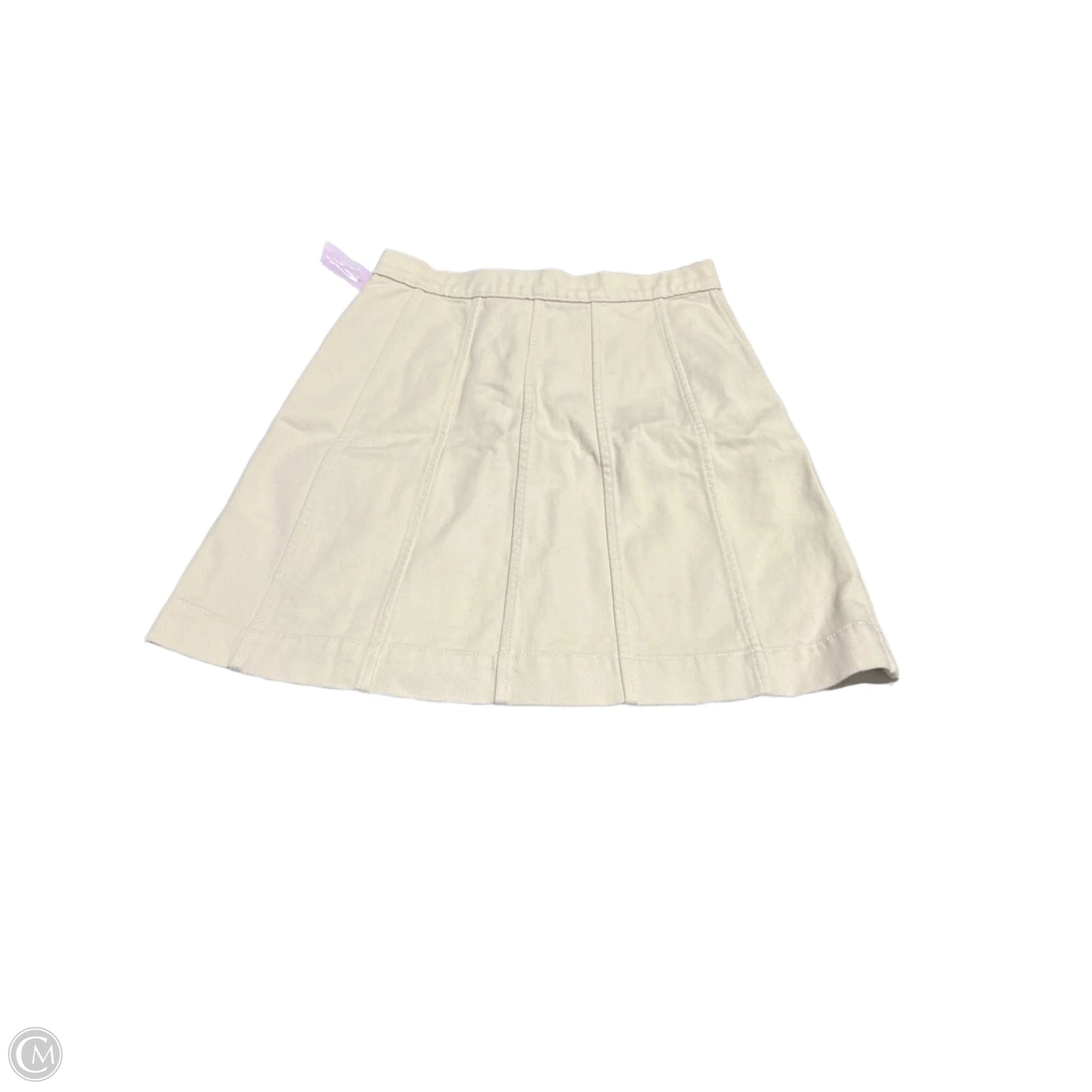 Skirt Mini & Short By Banana Republic In Cream, Size: 0