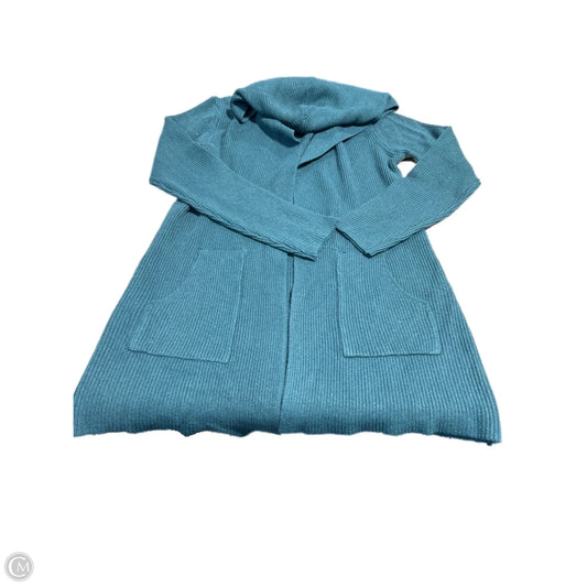 Cardigan By Cyrus Knits In Teal, Size: L