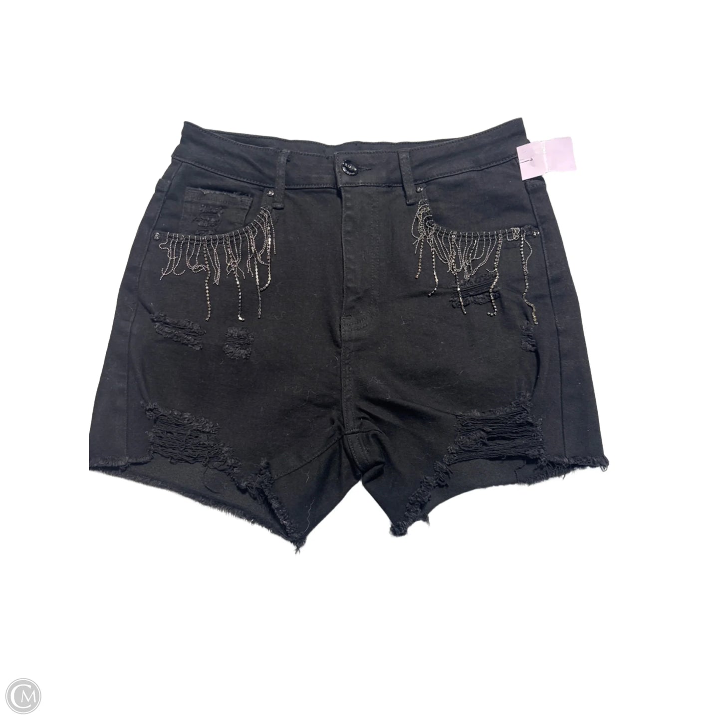 Shorts By Risen In Black Denim, Size: 6