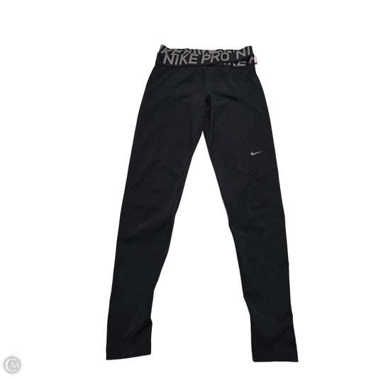 Athletic Leggings By Nike In Black, Size: M