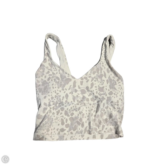Athletic Bra By Lululemon In Animal Print, Size: 2