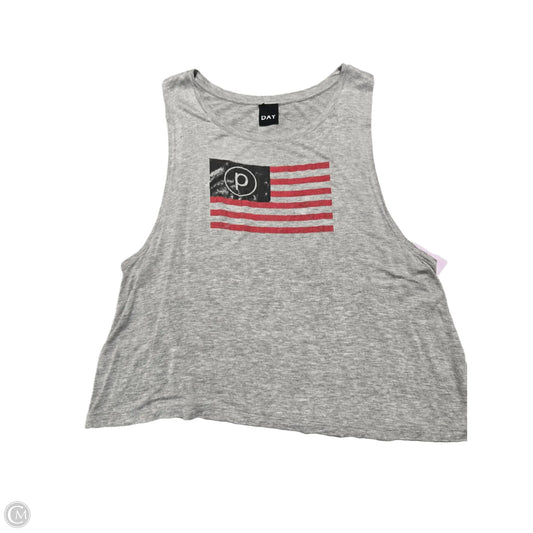 Tank Top By Cme In Grey, Size: L