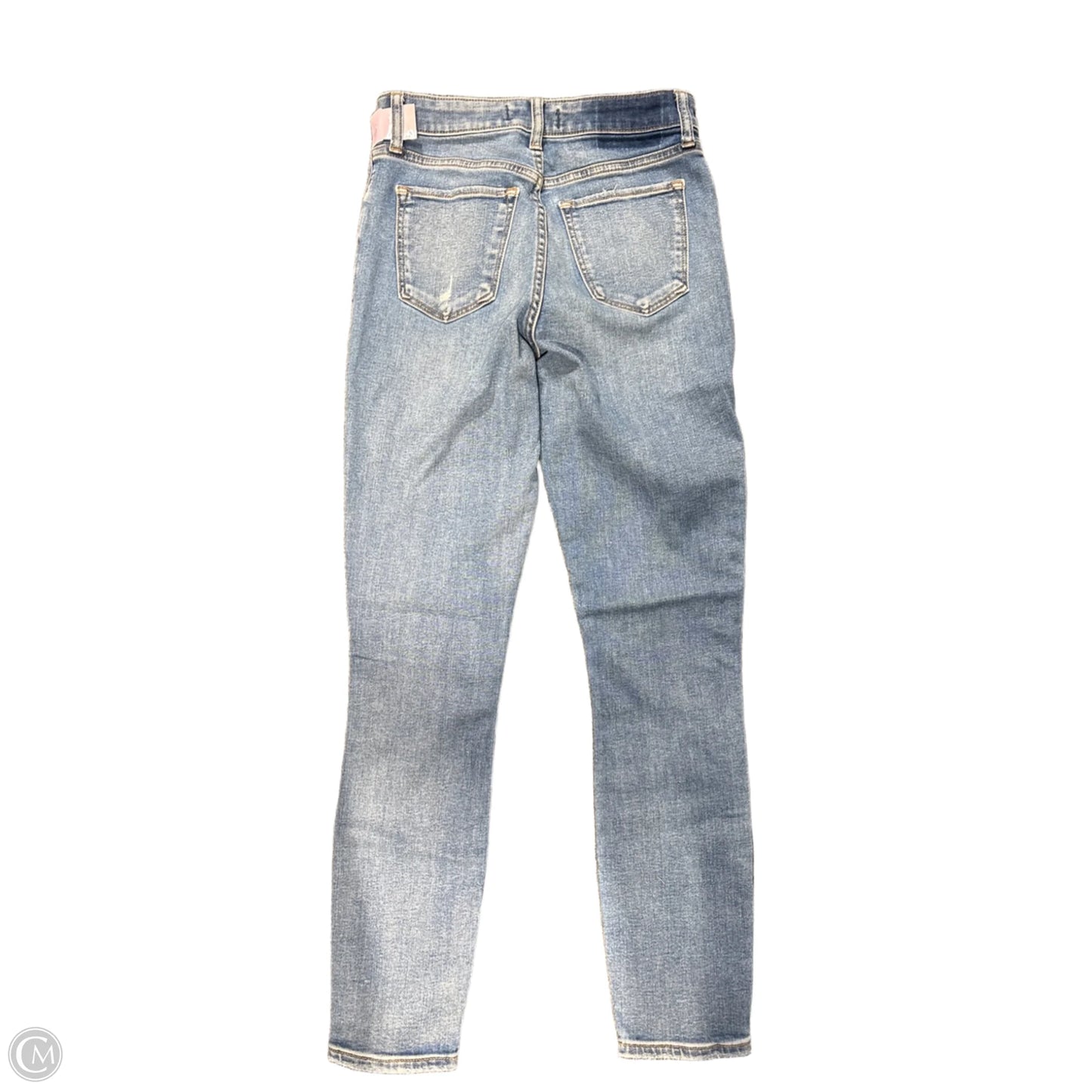 Jeans Skinny By Abercrombie And Fitch In Blue Denim, Size: 4l