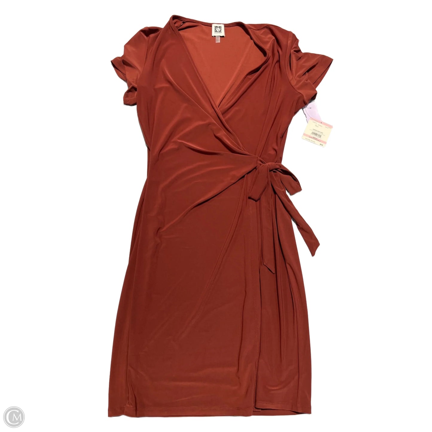 Dress Casual Short By Anne Klein In Brown, Size: L