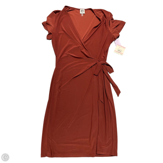 Dress Casual Short By Anne Klein In Brown, Size: L