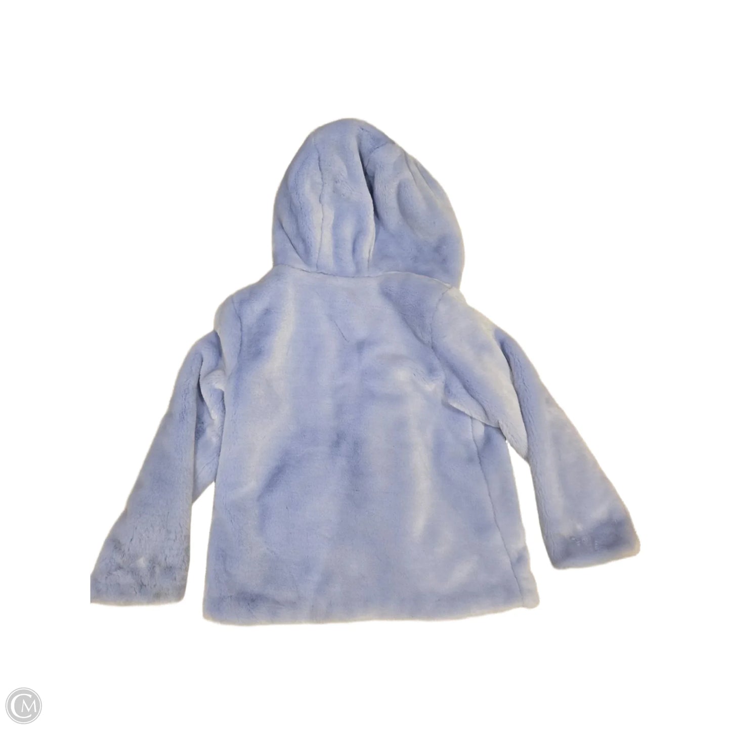 Jacket Faux Fur & Sherpa By Asos In Blue, Size: S