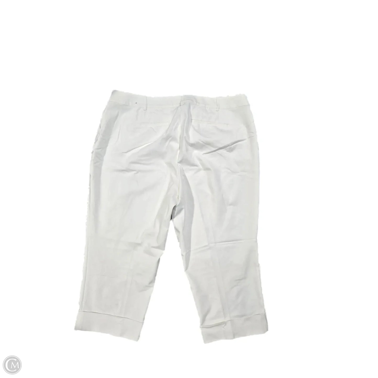 Capris By Lane Bryant In White, Size: 3x