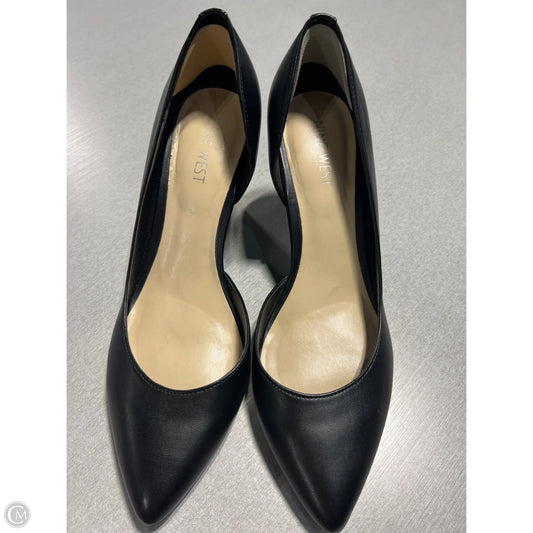 Shoes Heels Wedge By Nine West In Black, Size: 7.5