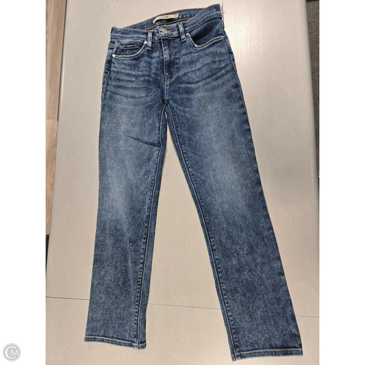 Jeans Straight By Hudson In Blue Denim, Size: 0