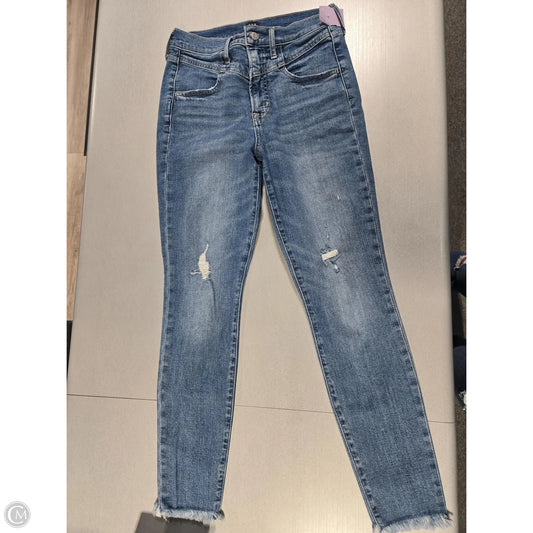 Jeans Skinny By Gap In Blue Denim, Size: 6