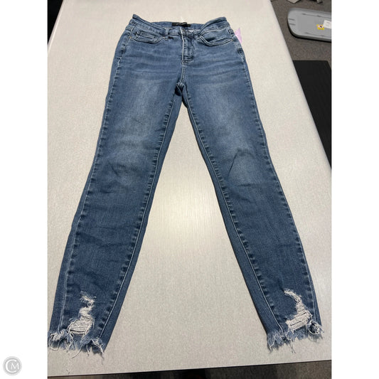 Jeans Skinny By Judy Blue In Blue Denim, Size: 2