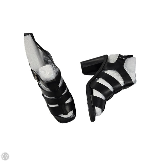 Sandals Heels Block By Soda In Black, Size: 6.5