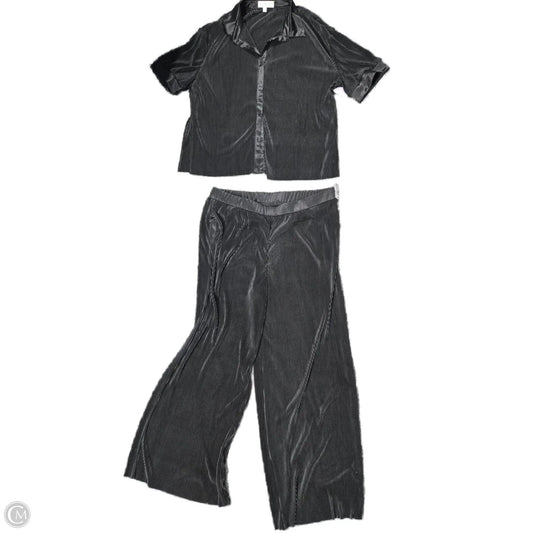 Top 2pc Long Sleeve By Cme In Black, Size: Xxl