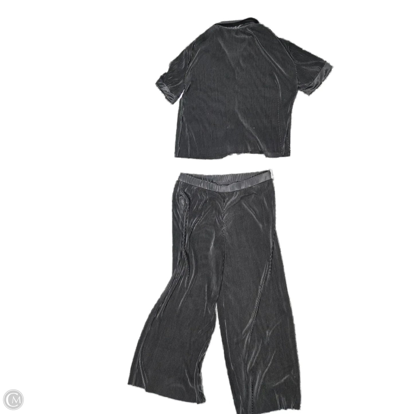 Top 2pc Long Sleeve By Cme In Black, Size: Xxl