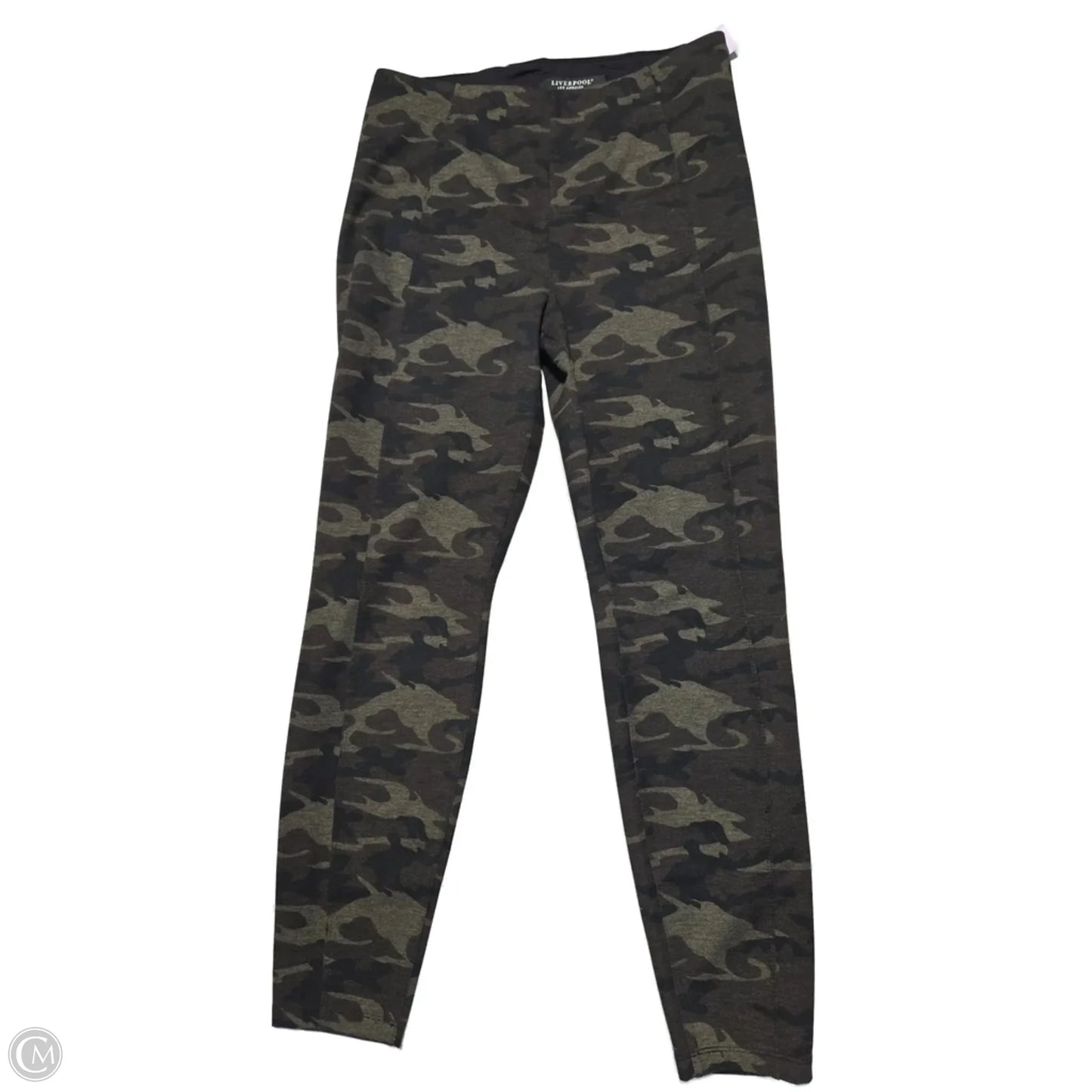 Pants Leggings By Liverpool In Camouflage Print, Size: 8