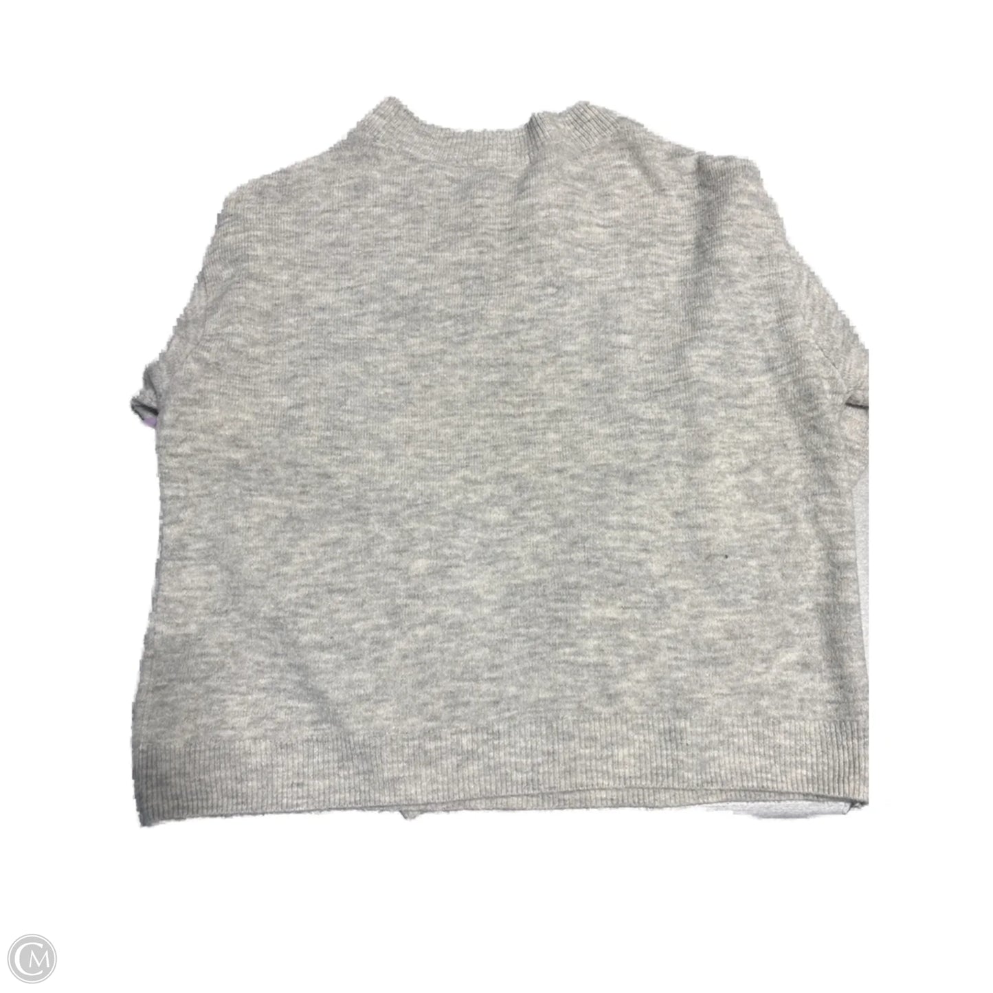Sweater By Clothes Mentor In Grey, Size: L