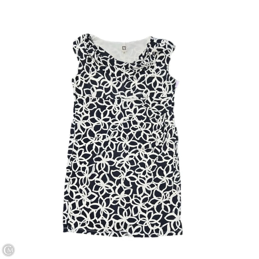 Dress Casual Short By Anne Klein In Blue & White, Size: 16