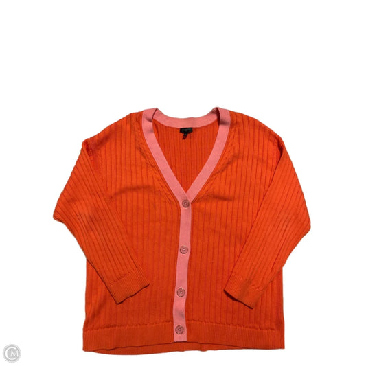 Cardigan By Talbots In Orange, Size: 2x