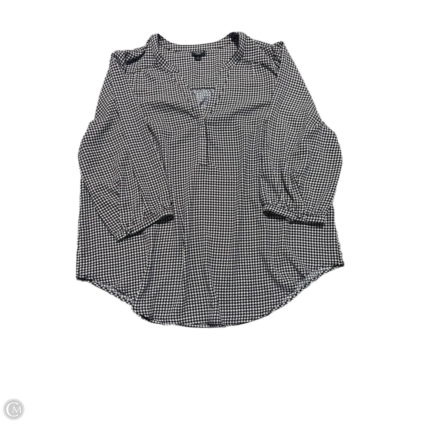 Top Short Sleeve By Torrid In Black & White, Size: 2x