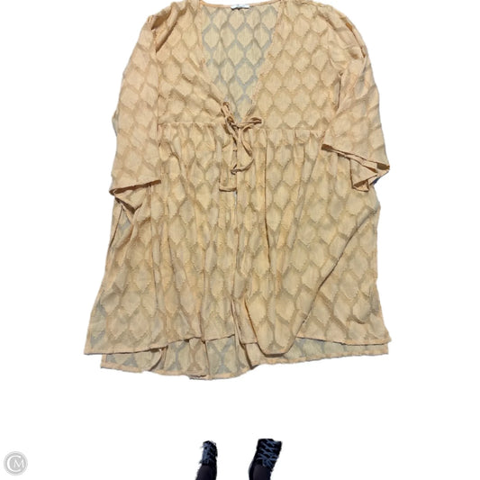 Top Long Sleeve By Maurices In Yellow, Size: Xxl