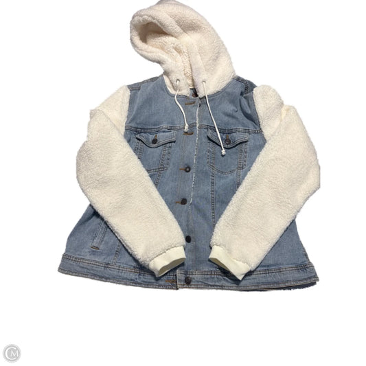 Jacket Denim By Maurices In Blue Denim, Size: 1x