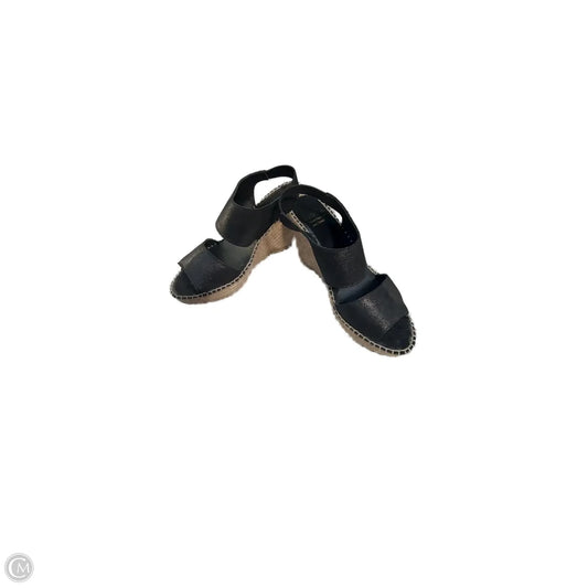 Sandals Heels Wedge By Cmc In Black, Size: 9