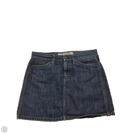 Skirt Mini & Short By Gap In Blue Denim, Size: 4