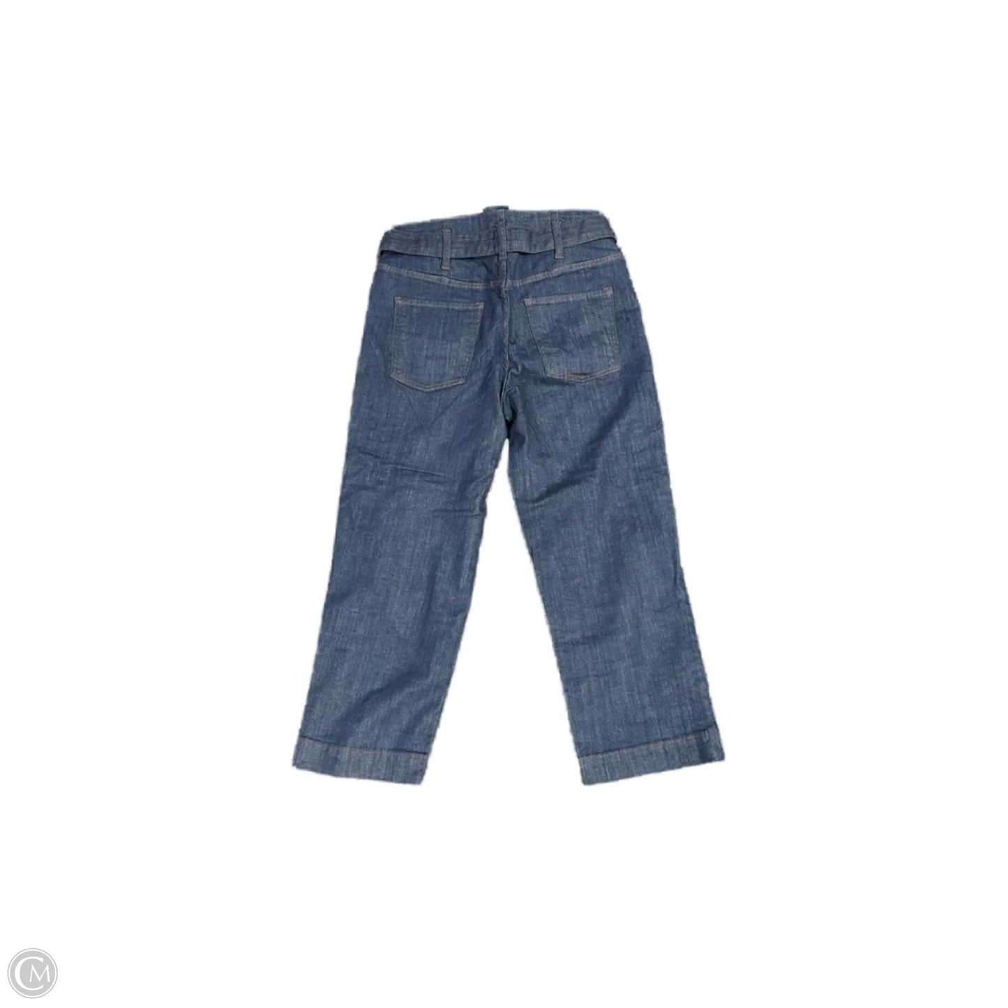 Jeans Wide Leg By Banana Republic In Blue Denim, Size: 6